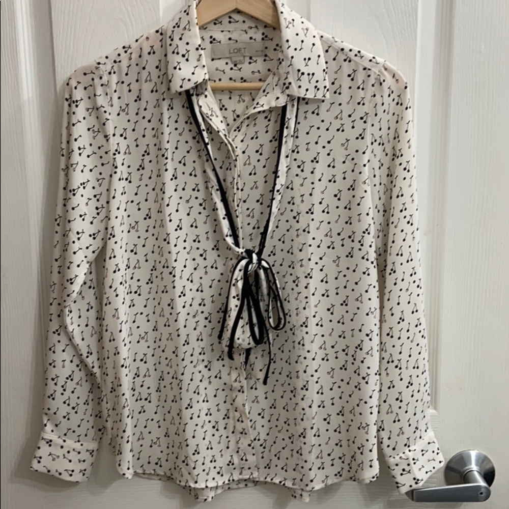 Loft Cream Blouse